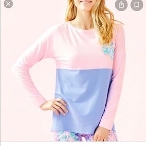 Lilly Pulitzer Finn Top Lion Viva La Lilly Pink